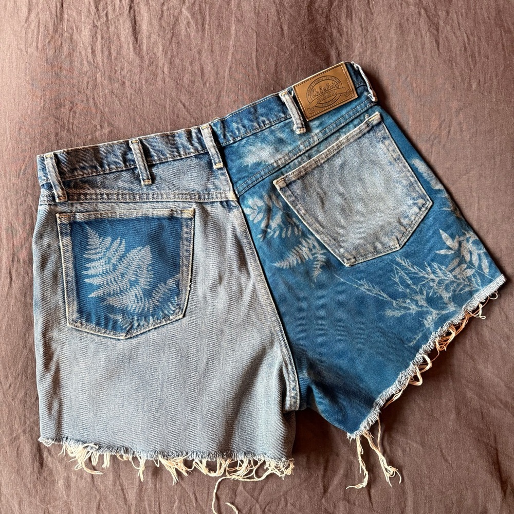 KSX Art handmade denim shorts
